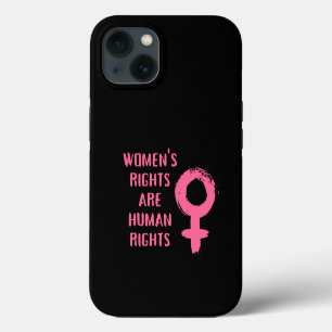 Etui iPhone 13 Les droits des femmes sont des droits de l'homme 
