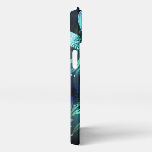 Etui iPhone 13 Les libellules du lac (Côté droit)