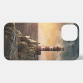 Etui iPhone 13 Les phares | Phare rouge et blanc (Verso Horizontal)