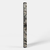 Etui iPhone 13 Lézard noir (Côté droit)