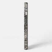Etui iPhone 13 Lézard noir (Côté gauche)