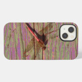 Etui iPhone 13 Libellule Colorée (Verso Horizontal)