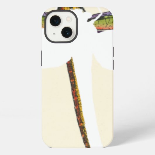 Etui iPhone 13 Libellule miniature sur fond blanc (Verso)