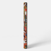 Etui iPhone 13 LICORNE Marque de fabrique parchemin Brun (Côté gauche)