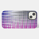 Etui iPhone 13 lignes croisées (Verso Horizontal)