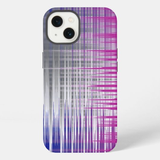 Etui iPhone 13 lignes croisées (Verso)