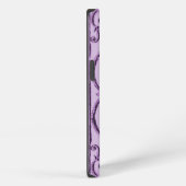 Etui iPhone 13 Lilac scrollwork motif Coque-Mate coque iphone (Côté droit)