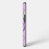 Etui iPhone 13 Lilac scrollwork motif Coque-Mate coque iphone (Côté gauche)