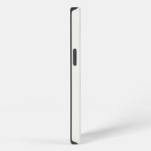 Etui iPhone 13 Linge blanc, blanc cassé (Côté droit)
