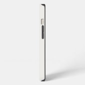 Etui iPhone 13 Linge blanc, blanc cassé (Côté gauche)