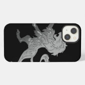 Etui iPhone 13 Lion royal d'argent (Verso Horizontal)