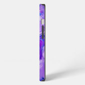 Etui iPhone 13 liquide psychédélique violet (Côté gauche)