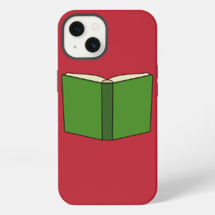 Etui iPhone 13 Livre vert de dessin animé