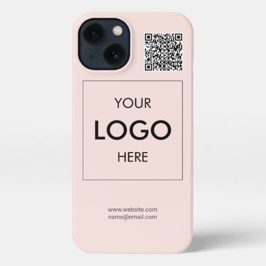 Etui iPhone 13 Logo Code QR coque iphone professionnel profession (Verso)