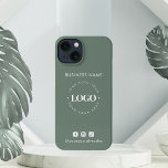Etui iPhone 13 Logo d'entreprise personnalisé et minimaliste des<br><div class="desc">Faites la promotion de votre entreprise avec cet élégant coque iphone,  avec logo et texte personnalisés. Ajoutez facilement votre logo en cliquant sur l'option "personnaliser".</div>