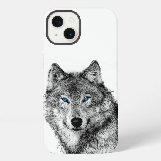 Etui iPhone 13 Loup (Verso)