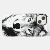Etui iPhone 13 Loup (Verso Horizontal)
