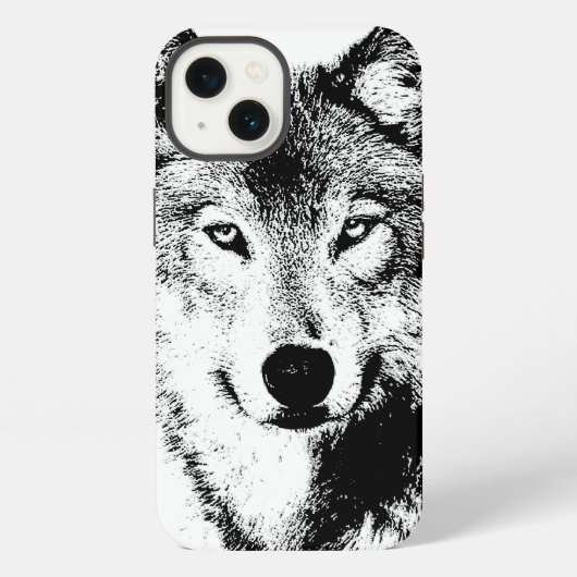 Etui iPhone 13 Loup (Verso)