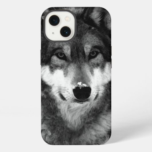 Etui iPhone 13 Loup (Verso)
