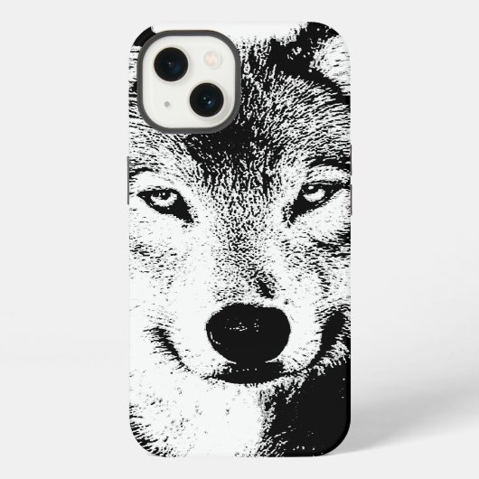 Etui iPhone 13 Loup (Verso)