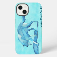 Loup Bleu sur la neige Coque-Mate coque iphone