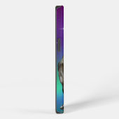 Etui iPhone 13 loup et lune (Côté droit)