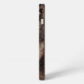 Etui iPhone 13 Loup gris (Côté gauche)