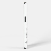 Etui iPhone 13 Loup noir et blanc (Côté droit)