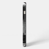 Etui iPhone 13 Loup noir et blanc (Côté gauche)