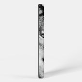 Etui iPhone 13 Loup noir et blanc (Côté droit)