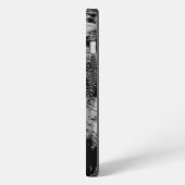 Etui iPhone 13 Loup noir et blanc (Côté gauche)