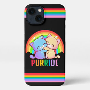 Etui iPhone 13 Love Cats Rainbow