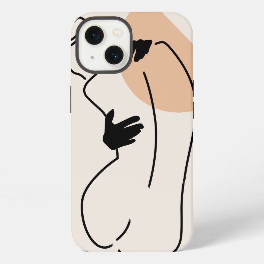 Etui iPhone 13 Loving Line Art (Verso)