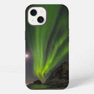 Etui iPhone 13 Lumières du Nord Plage de Haukland Île Norvège