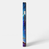 Etui iPhone 13 «Luminara» - Nébuleuse et Galaxies (Côté gauche)