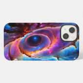 Etui iPhone 13 «Luminara» - Nébuleuse et Galaxies (Verso Horizontal)