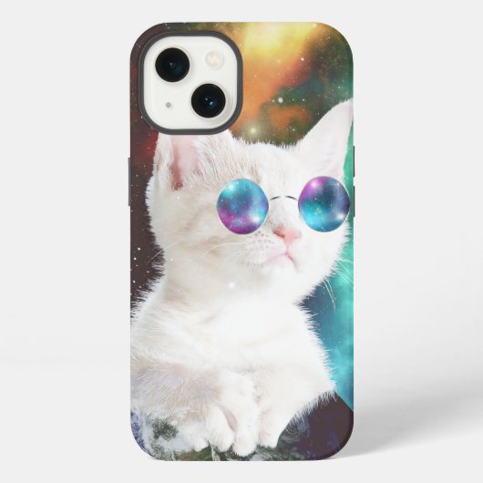 Etui iPhone 13 Luna le chat de l'espace (Verso)