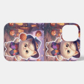 Etui iPhone 13 M. Bluffy - Maître de l’Halloween (Verso Horizontal)