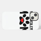 Etui iPhone 13 Maman Rottweiler (Verso Horizontal)