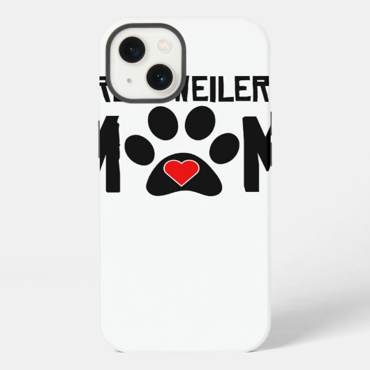 Etui iPhone 13 Maman Rottweiler (Verso)