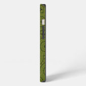 Etui iPhone 13 Mandala de la roue verte (Côté gauche)