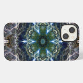 Etui iPhone 13 Mandala folklorique (Verso Horizontal)
