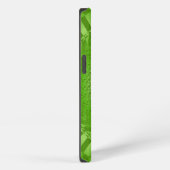 Etui iPhone 13 Mandala vert Soleil (Côté droit)