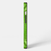 Etui iPhone 13 Mandala vert Soleil (Côté gauche)