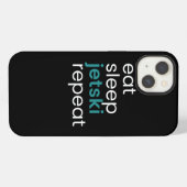 Etui iPhone 13 Manger Sleep Jetski Repeat (Verso Horizontal)
