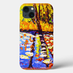 Etui iPhone 13 Marais de forêt coloré. Acheter maintenant