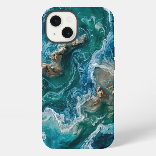 Etui iPhone 13 Marbel iPhone/coque ipad chaotique (Verso)