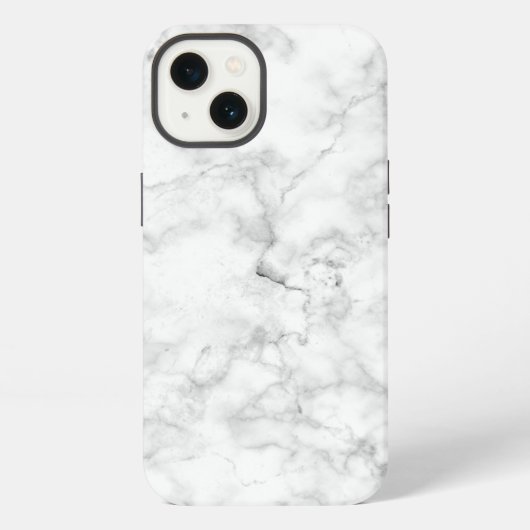 Etui iPhone 13 Marbre blanc (Verso)