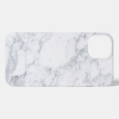 Etui iPhone 13 Marbre blanc (Verso Horizontal)