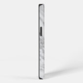 Etui iPhone 13 Marbre Blanc Élégant (Côté droit)